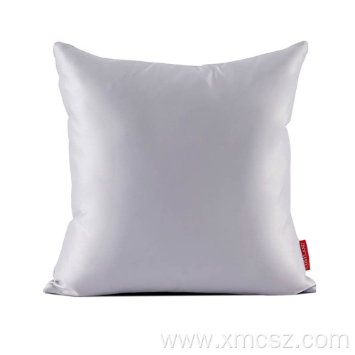 Solid Color Satin Silk Pillowcase Cushion Cover